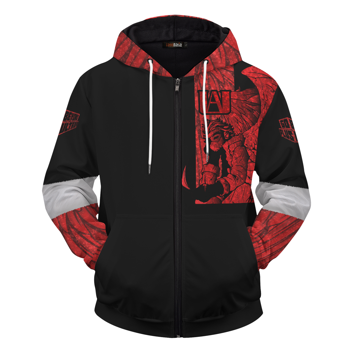 ZippedHoodieIKeigoTakamiHawks-01-front1 ZippedHoodieIKeigoTakamiHawks 01 front1 - Gear Anime