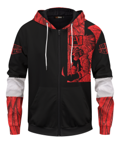 MHA Hoodies - Keigo Takami Hawks Unisex Zipped Hoodie FH0709 3 - Gear Anime ZippedHoodieIKeigoTakamiHawks 02 front2 - Gear Anime