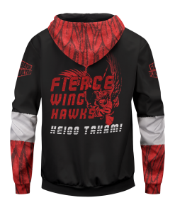 MHA Hoodies - Keigo Takami Hawks Unisex Zipped Hoodie FH0709 6 - Gear Anime ZippedHoodieIKeigoTakamiHawks 05 back - Gear Anime