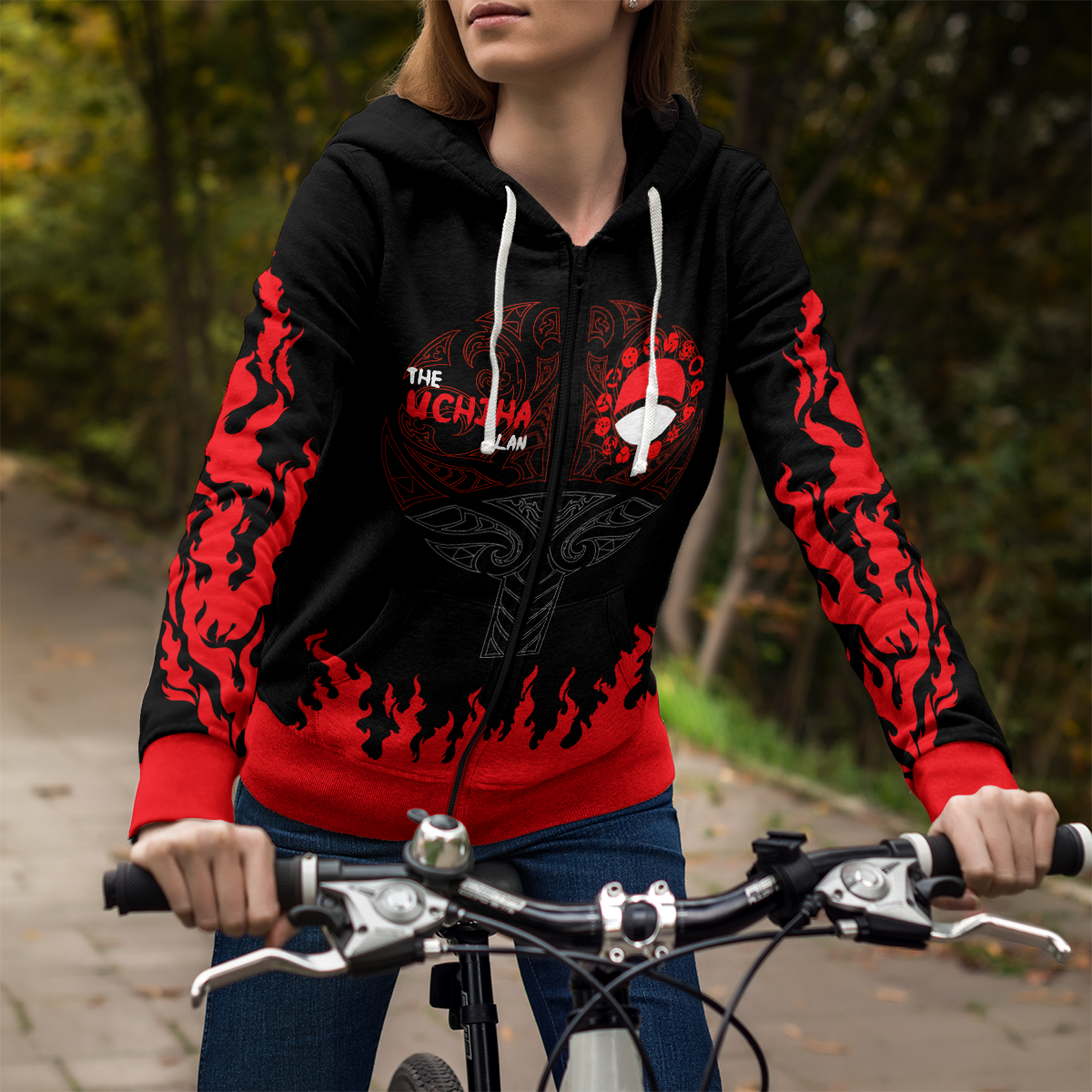 ZippedHoodieIScorchingUchiha-femalemodel2 ZippedHoodieIScorchingUchiha femalemodel2 - Gear Anime