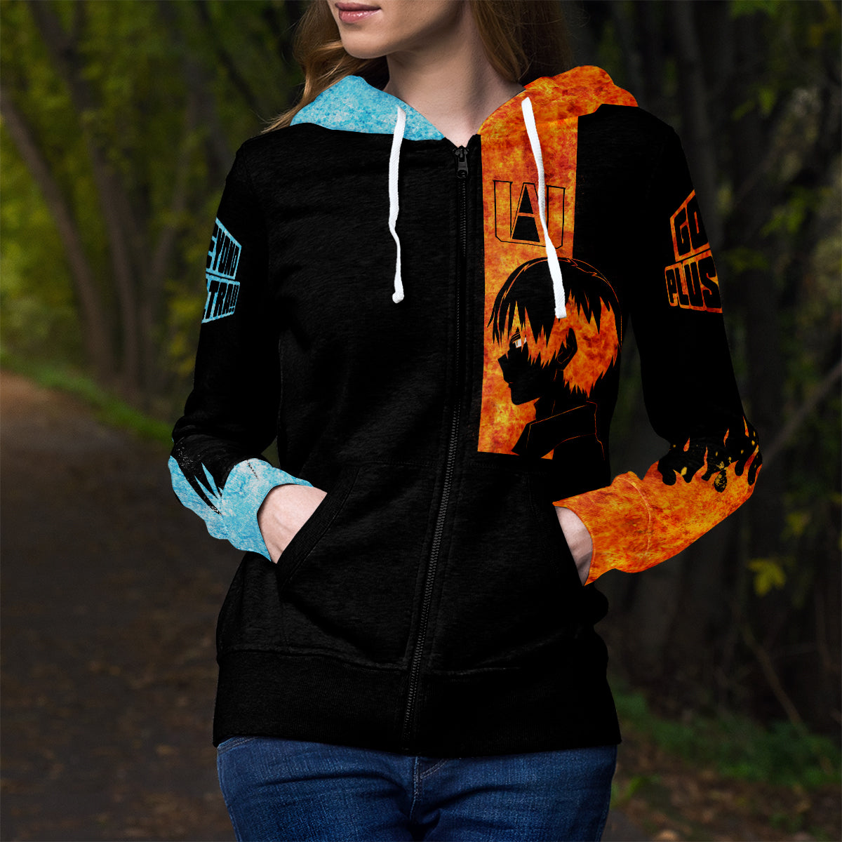 ZippedHoodieITodorokiShoto-femalemodel1 ZippedHoodieITodorokiShoto femalemodel1 - Gear Anime