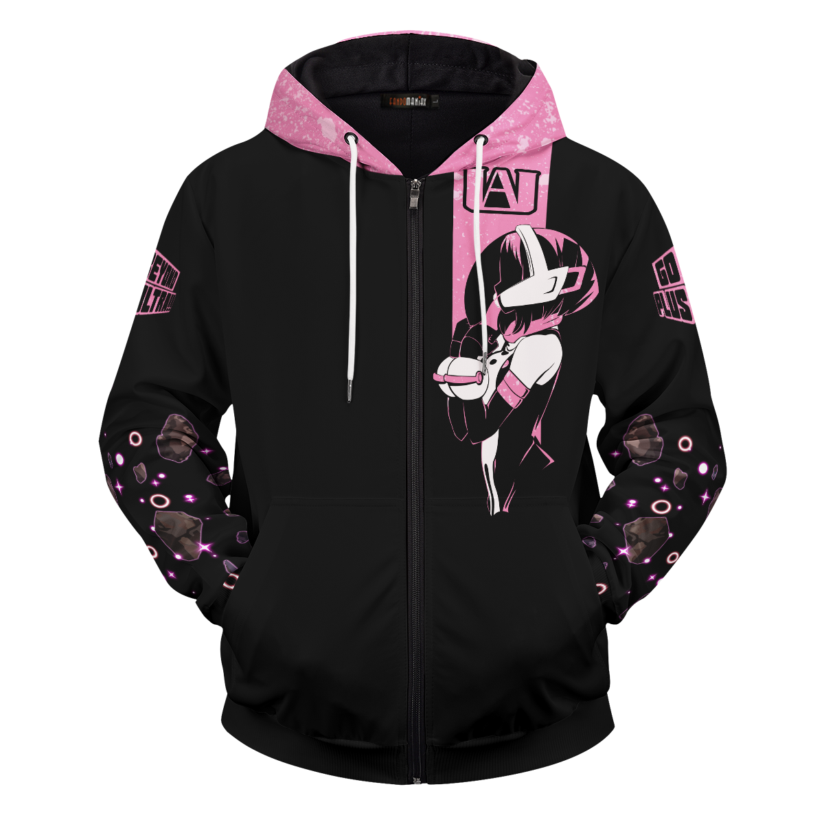 ZippedHoodieIUrarakaOchaco-01-front1 ZippedHoodieIUrarakaOchaco 01 front1 - Gear Anime