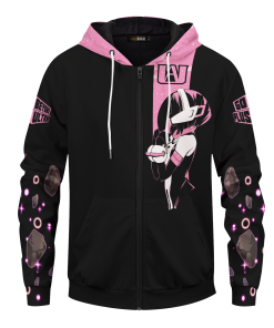 MHA Hoodies - Uraraka Ochaco Unisex Zipped Hoodie FH0709 3 - Gear Anime ZippedHoodieIUrarakaOchaco 02 front2 - Gear Anime