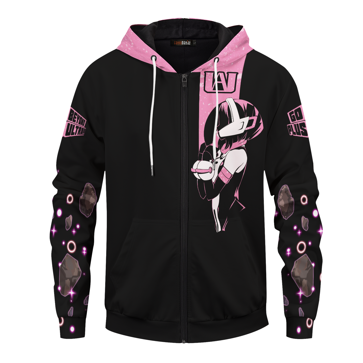 ZippedHoodieIUrarakaOchaco-02-front2 ZippedHoodieIUrarakaOchaco 02 front2 - Gear Anime