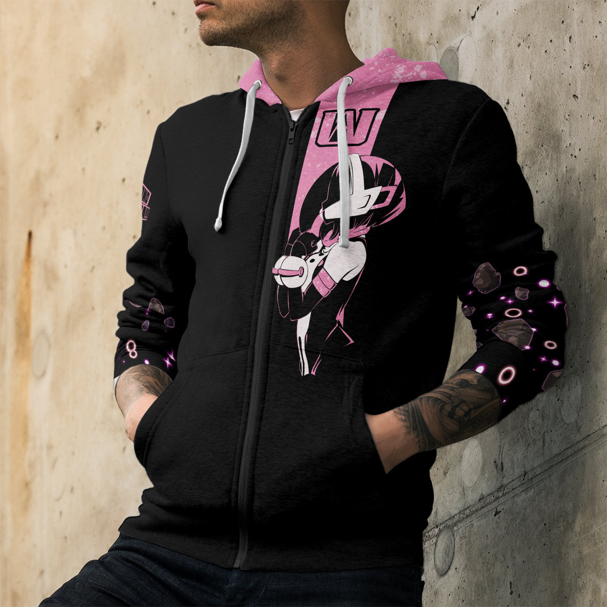 ZippedHoodieIUrarakaOchaco-malemodel1 ZippedHoodieIUrarakaOchaco malemodel1 - Gear Anime