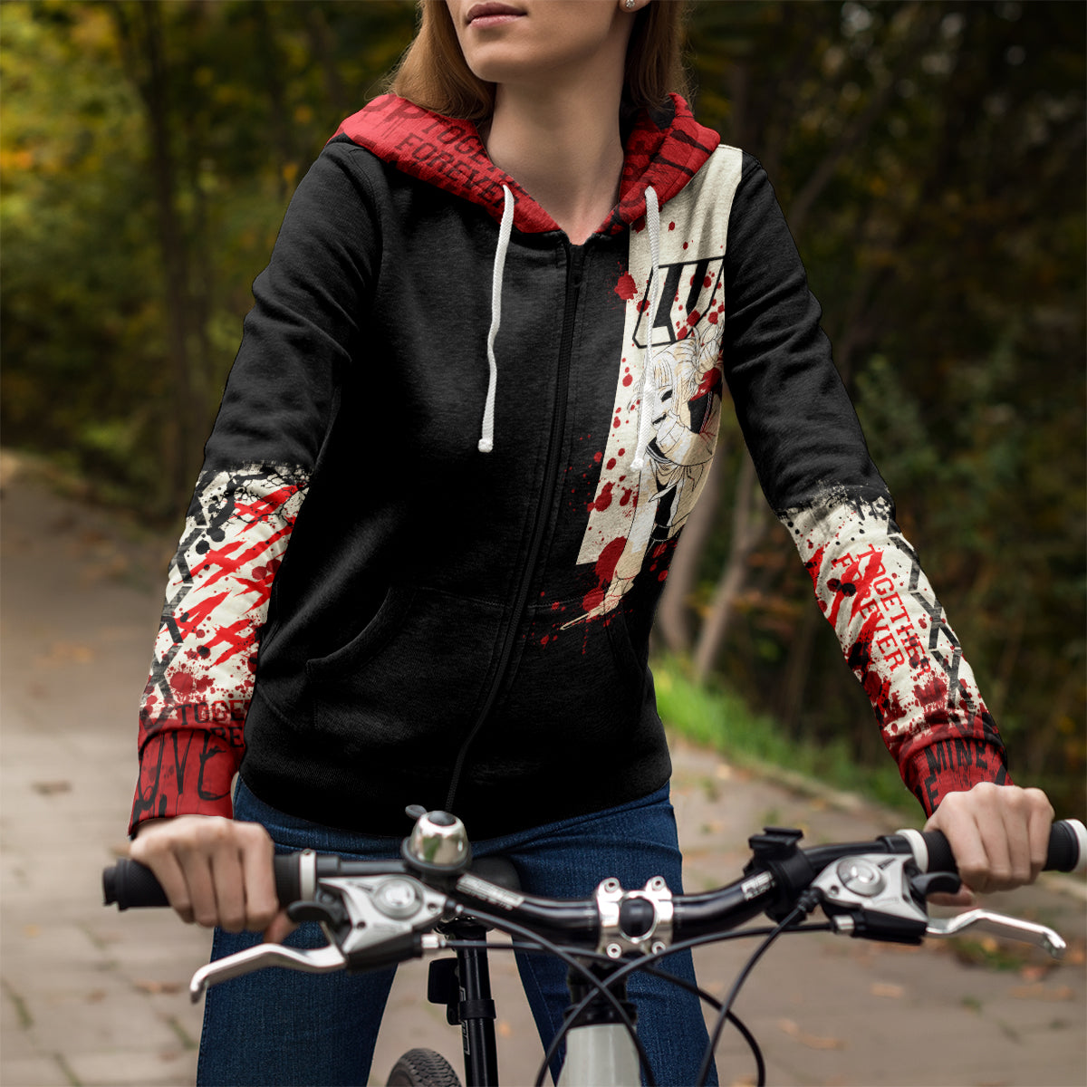 ZippedHoodieIYandereToga-femalemodel2 ZippedHoodieIYandereToga femalemodel2 - Gear Anime