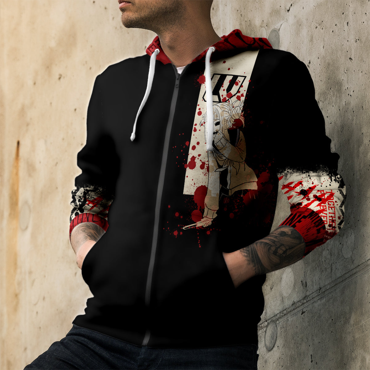 ZippedHoodieIYandereToga-malemodel1 ZippedHoodieIYandereToga malemodel1 - Gear Anime