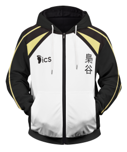 Zipped Hoodie I Fukurodani 01 Front 1 c0331695 84ad 4f7d a4c1 c7eb06839d0a - Gear Anime