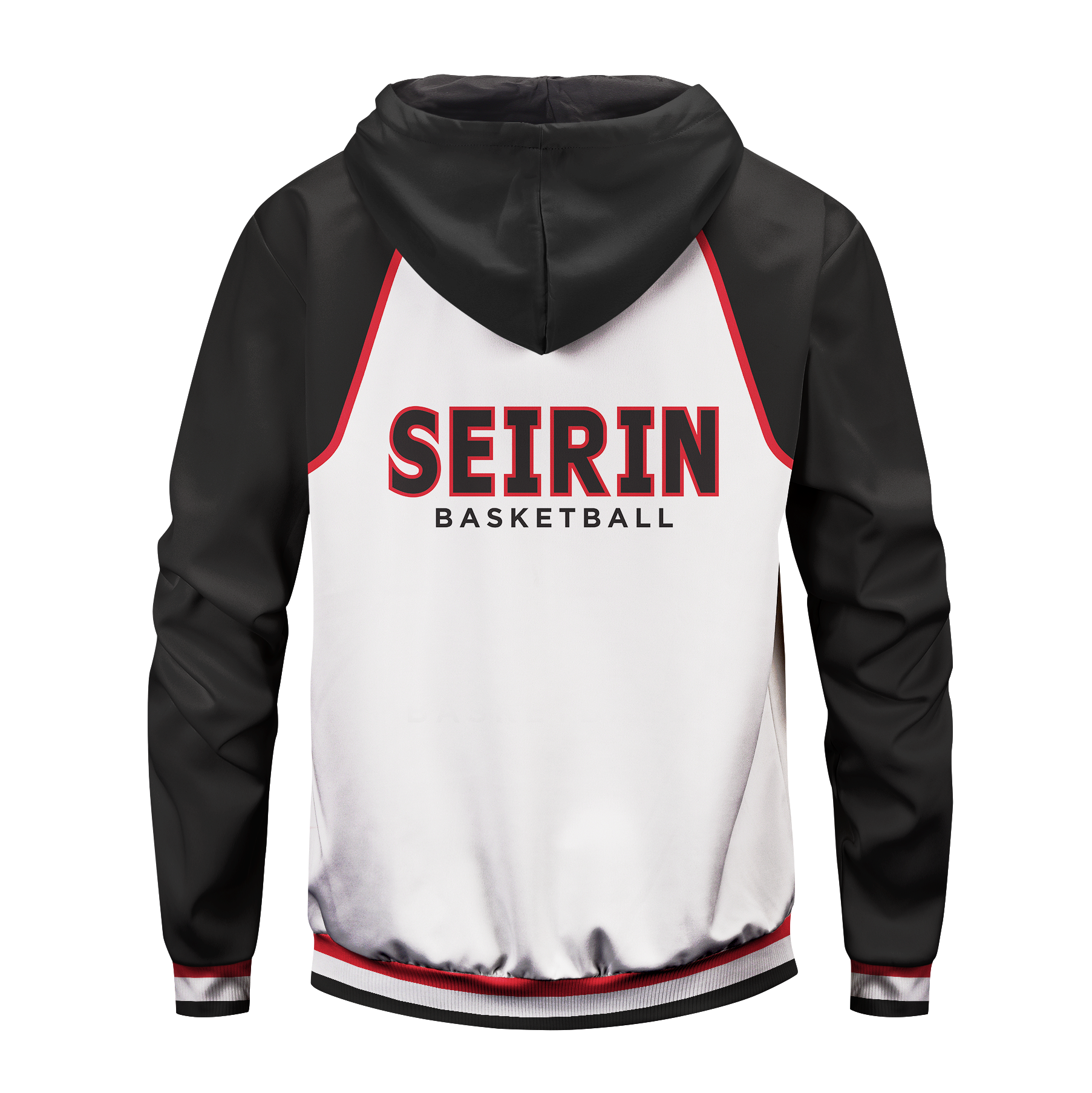 Zipped Hoodie I Kuroko Basketball Seirin 05 back d7bdfe37 f393 41a4 a846 603bb680dee7 - Gear Anime
