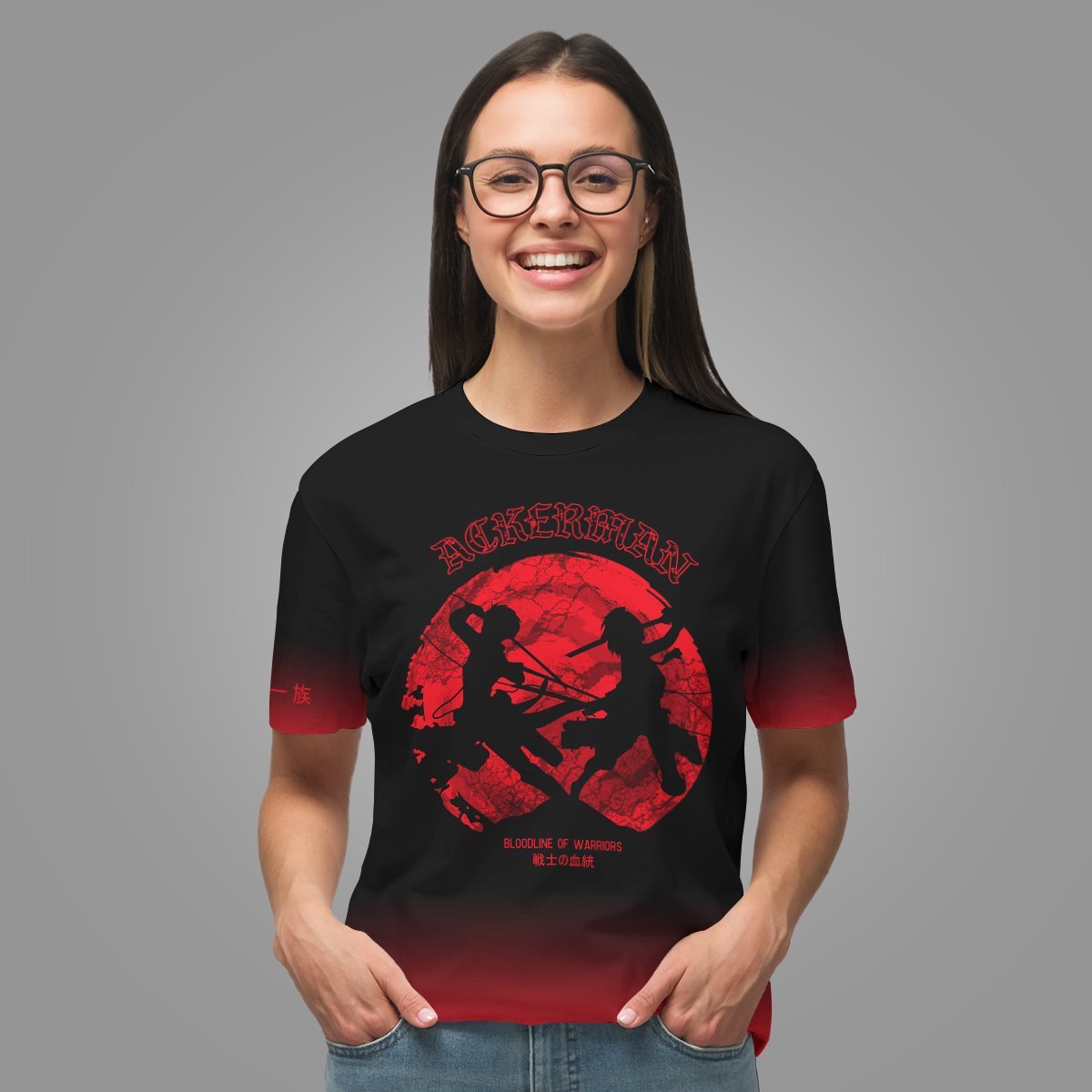 ackerman-bloodline-unisex-t-shirt-127686 ackerman bloodline unisex t shirt 127686 - Gear Anime
