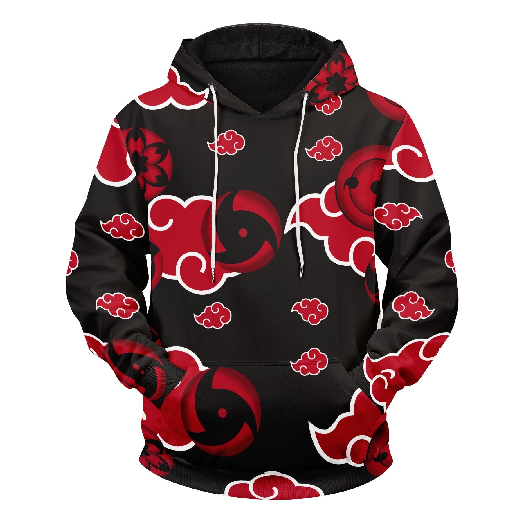 Naruto Hoodies - Akatsuki Sharingan Unisex Pullover Hoodie FH0709 9 - Gear Anime akatsuki sharingan unisex pullover hoodie 801648 - Gear Anime