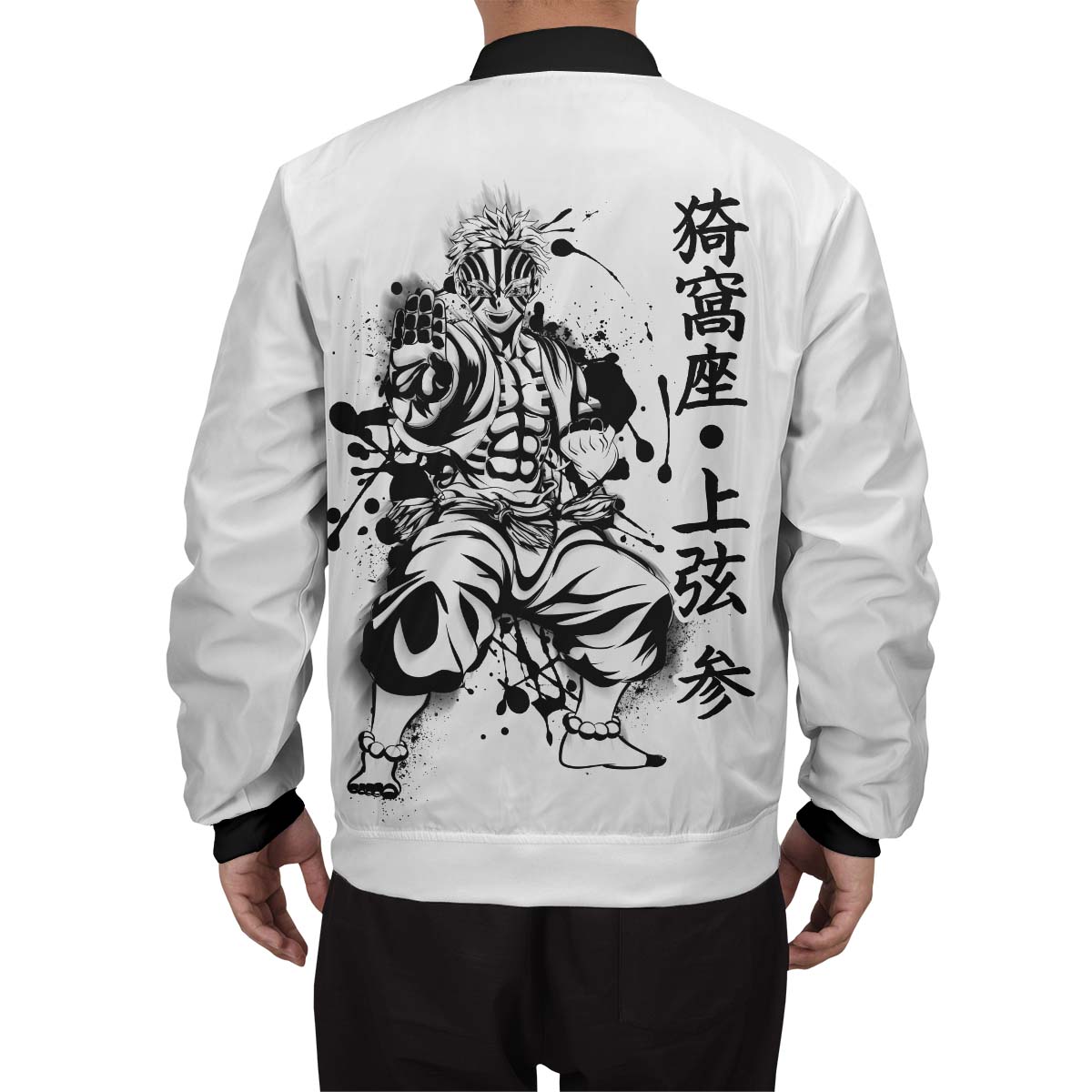 akaza-bw-bomber-jacket-192355 akaza bw bomber jacket 192355 - Gear Anime