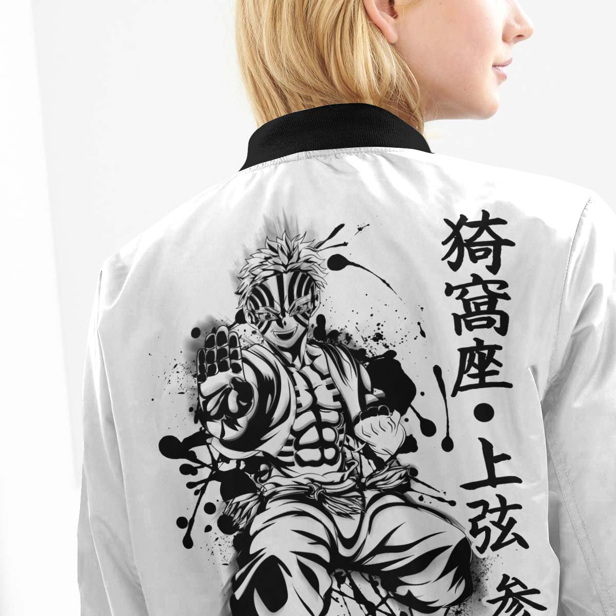 akaza-bw-bomber-jacket-357913 akaza bw bomber jacket 357913 - Gear Anime
