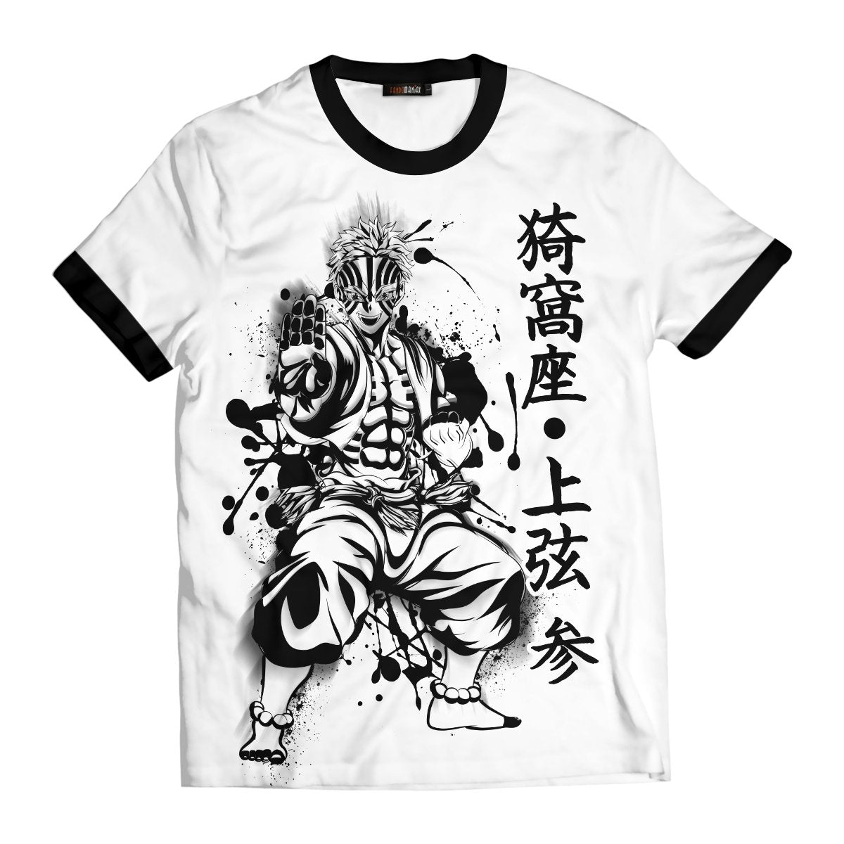 akaza-bw-unisex-t-shirt-547207 akaza bw unisex t shirt 547207 - Gear Anime