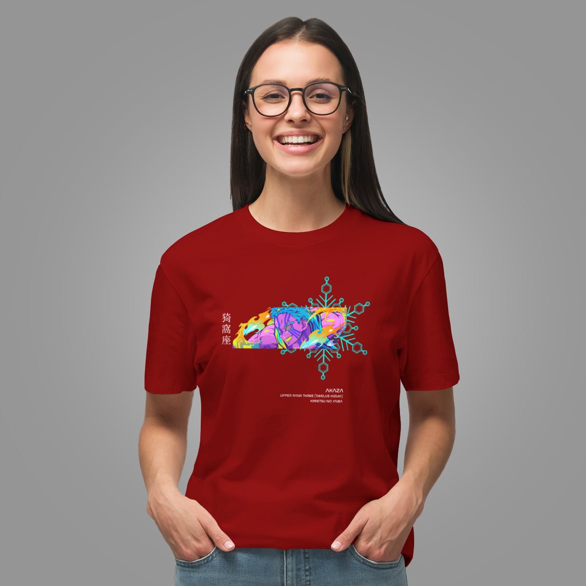 akaza-psych-unisex-t-shirt-299466 akaza psych unisex t shirt 299466 - Gear Anime