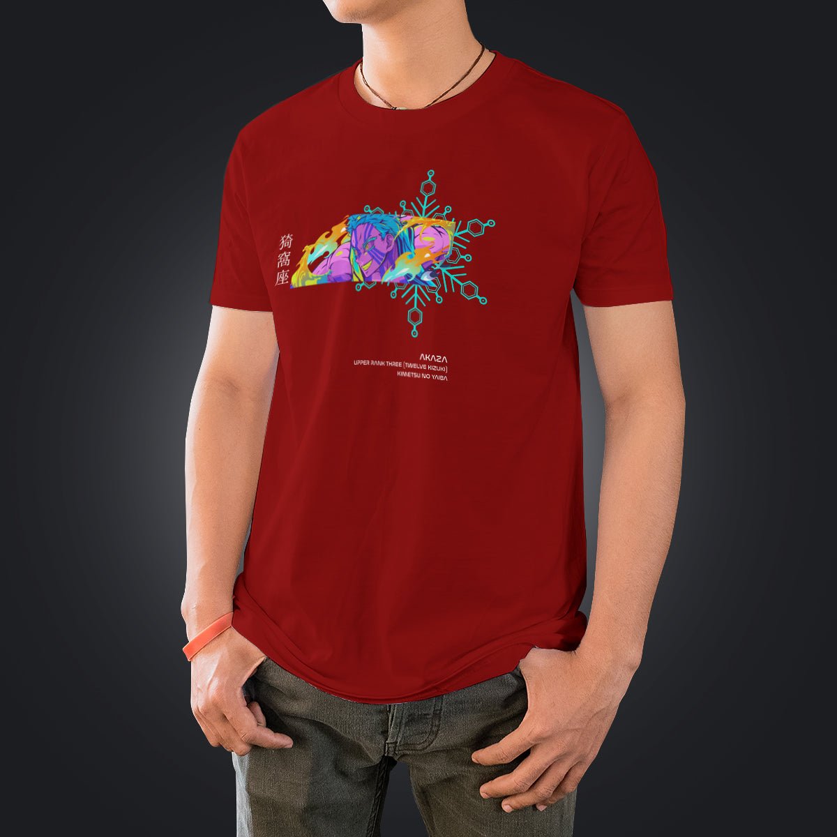 akaza-psych-unisex-t-shirt-754250 akaza psych unisex t shirt 754250 - Gear Anime