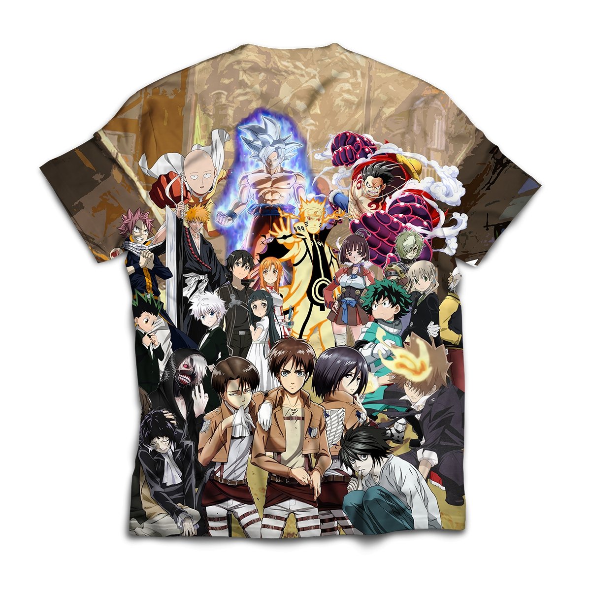 anime-mashup-unisex-t-shirt-292994 anime mashup unisex t shirt 292994 - Gear Anime