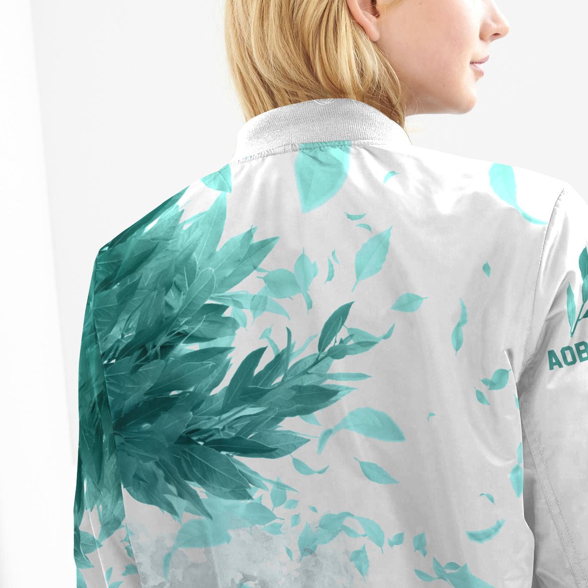 aoba-johsai-green-leaf-bomber-jacket-222494 aoba johsai green leaf bomber jacket 222494 - Gear Anime