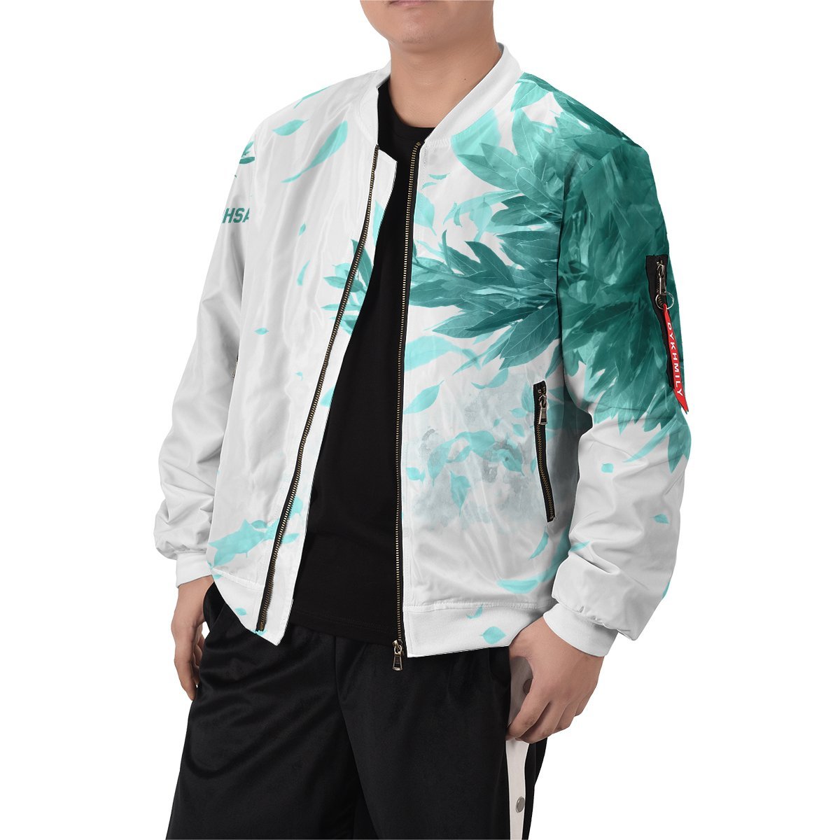 aoba-johsai-green-leaf-bomber-jacket-365953 aoba johsai green leaf bomber jacket 365953 - Gear Anime