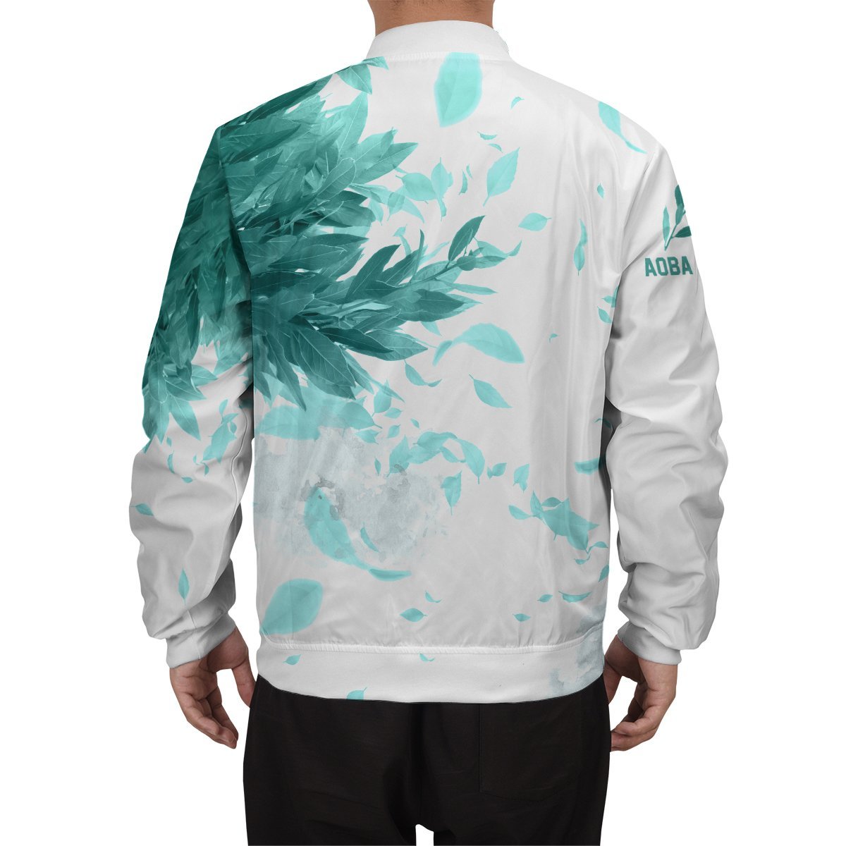 aoba-johsai-green-leaf-bomber-jacket-985806 aoba johsai green leaf bomber jacket 985806 - Gear Anime