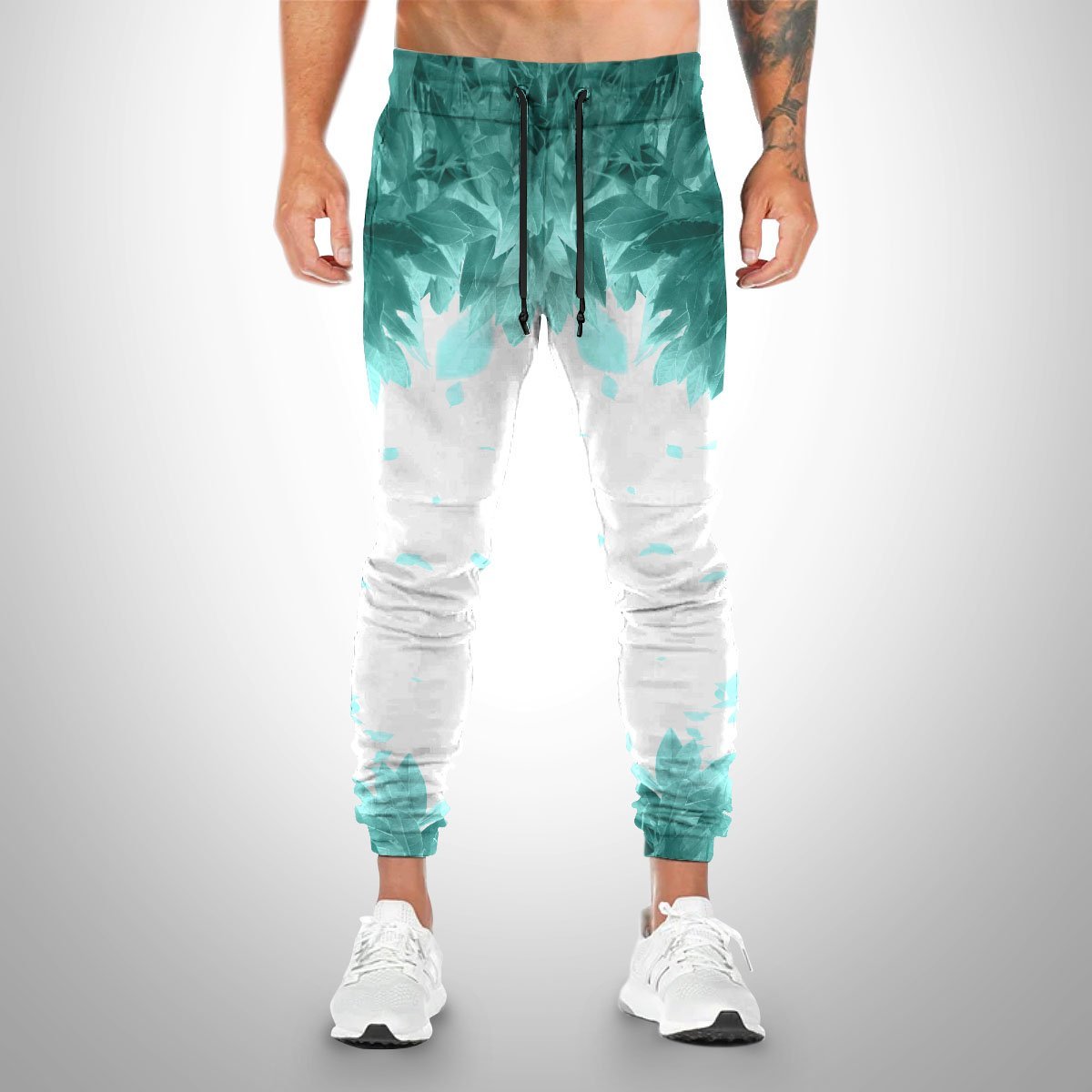 aoba-johsai-green-leaf-jogger-pants-779371 aoba johsai green leaf jogger pants 779371 - Gear Anime
