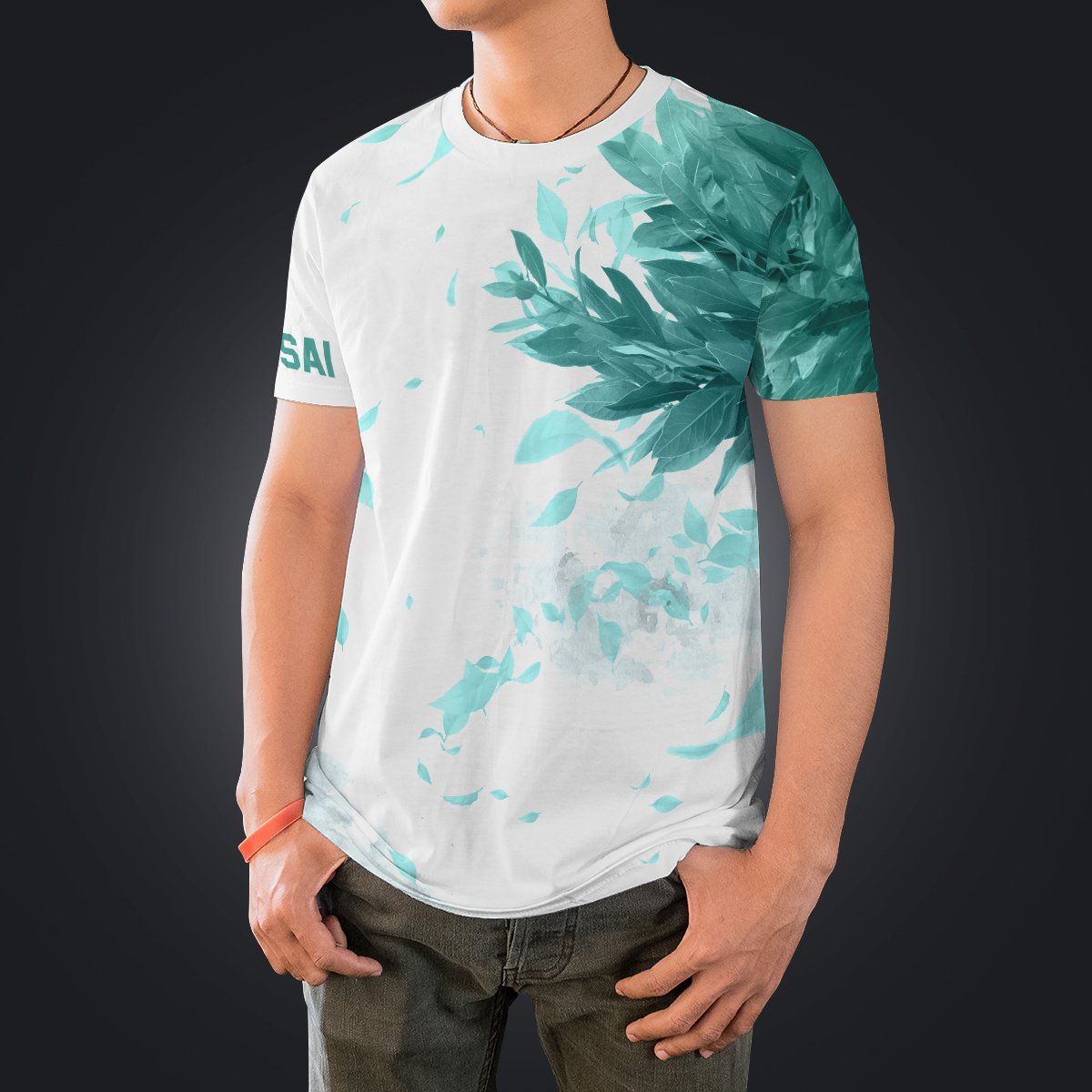 aoba-johsai-green-leaf-unisex-t-shirt-538765 aoba johsai green leaf unisex t shirt 538765 - Gear Anime