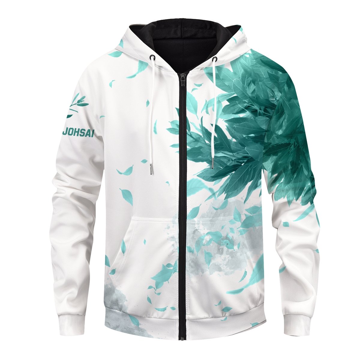 aoba-johsai-green-leaf-unisex-zipped-hoodie-292051 aoba johsai green leaf unisex zipped hoodie 292051 - Gear Anime