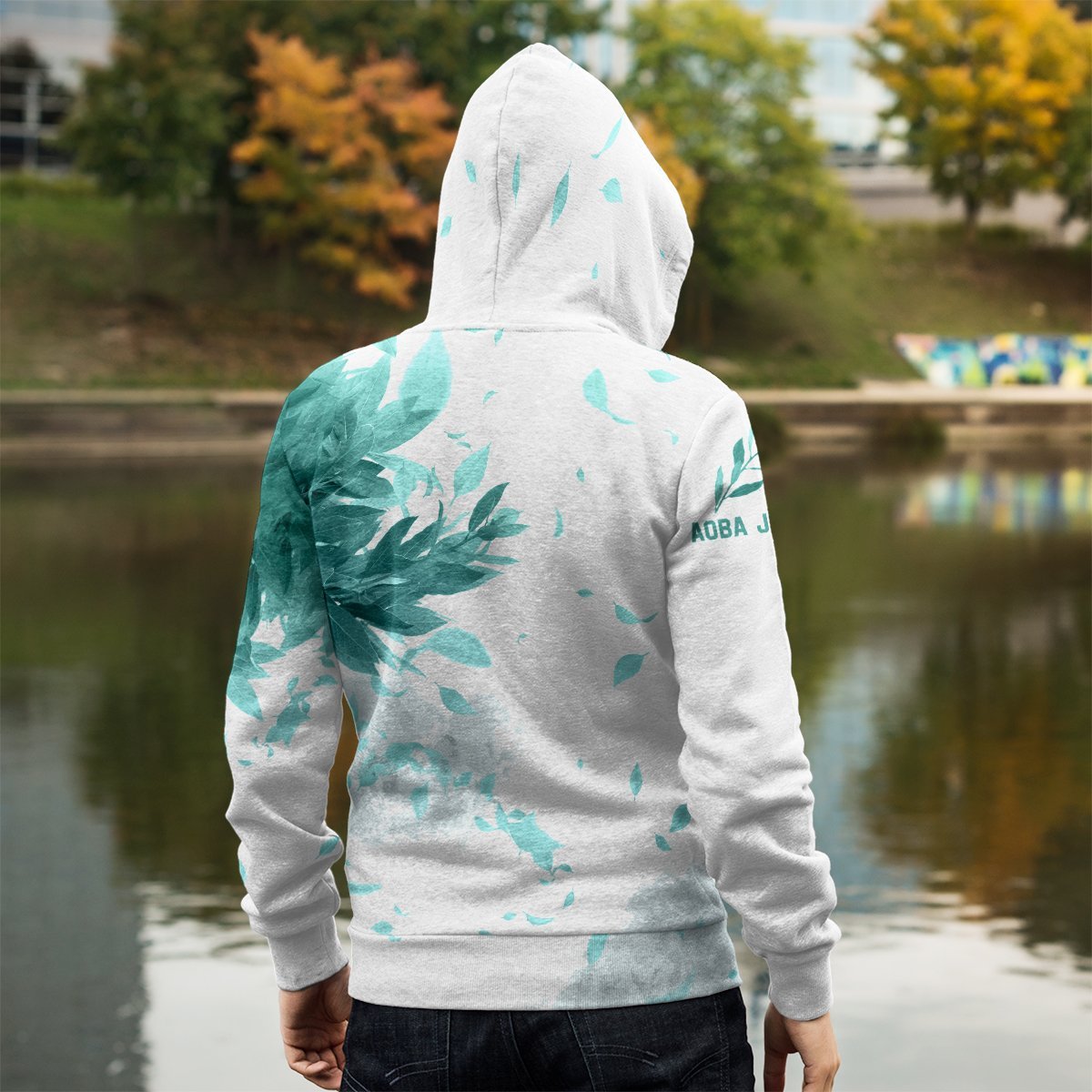 aoba-johsai-green-leaf-unisex-zipped-hoodie-596122 aoba johsai green leaf unisex zipped hoodie 596122 - Gear Anime