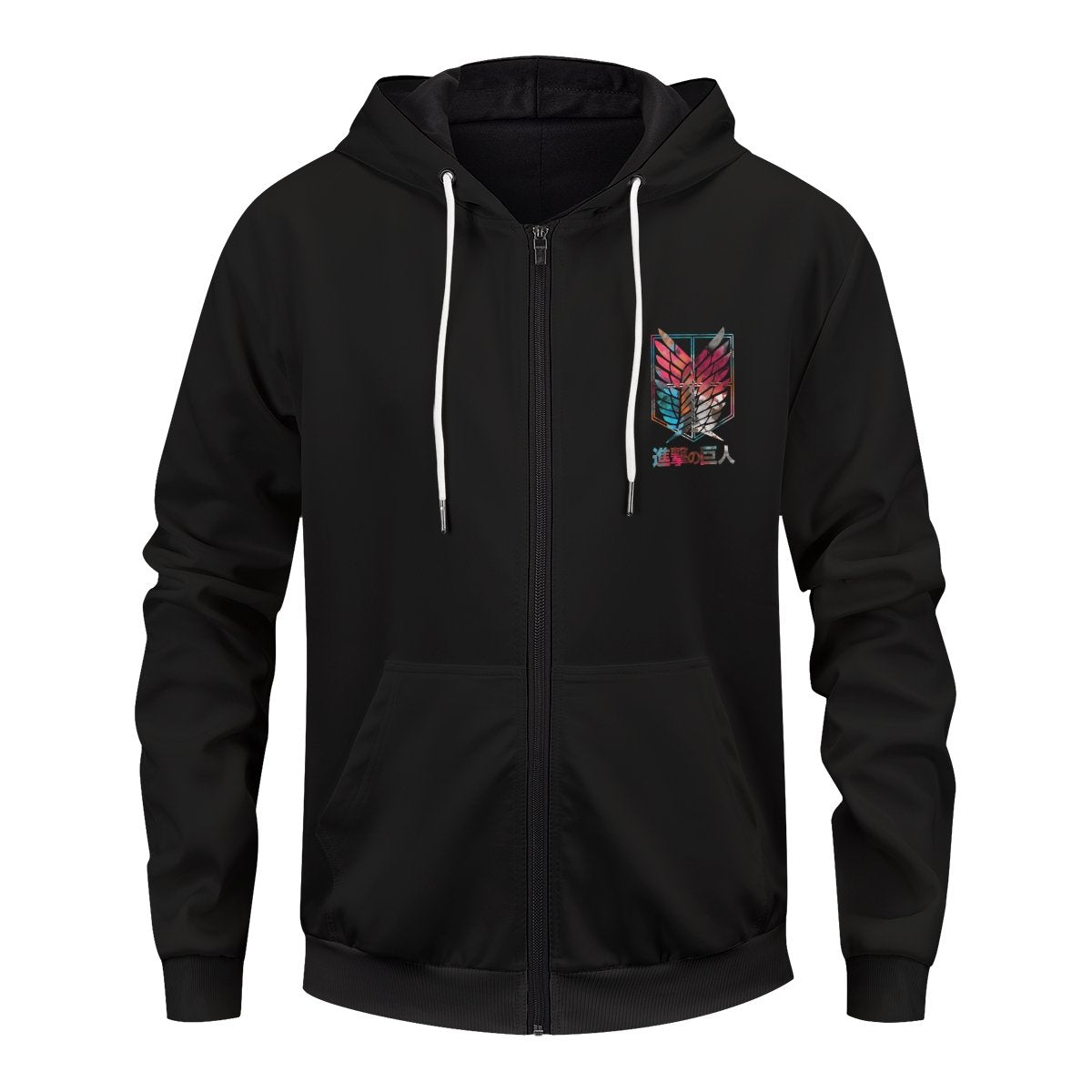 aot-survey-corps-unisex-zipped-hoodie-160504 aot survey corps unisex zipped hoodie 160504 - Gear Anime