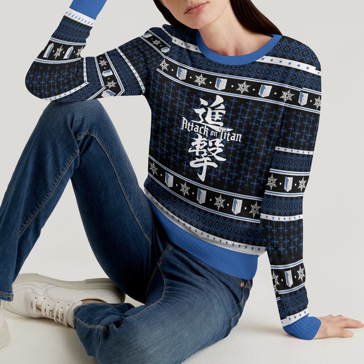 attack-on-titan-unisex-wool-sweater-585969 attack on titan unisex wool sweater 585969 - Gear Anime