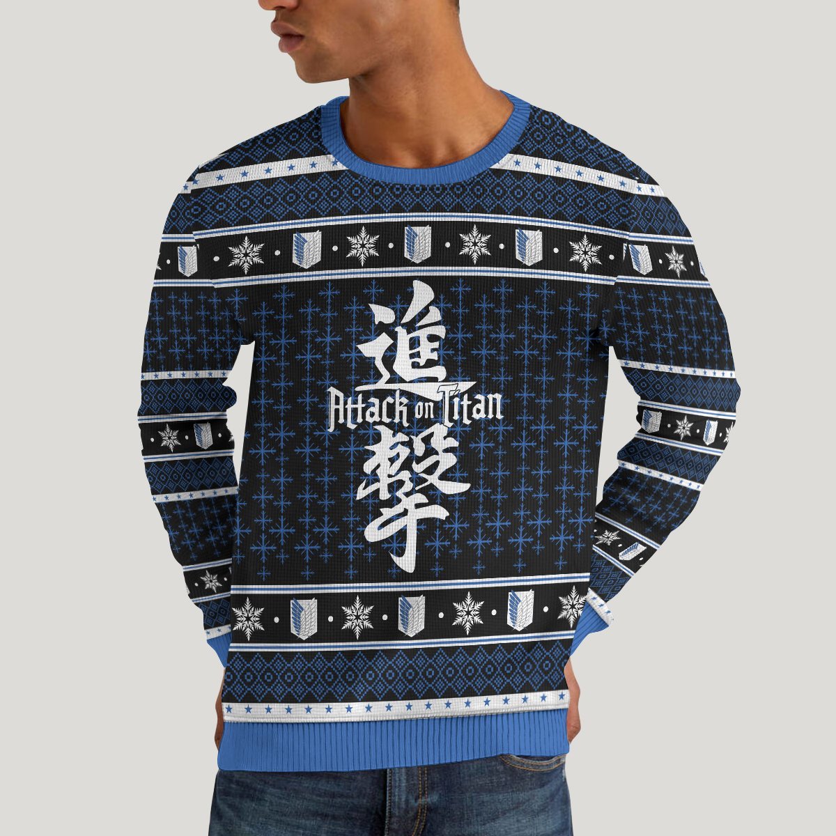 attack-on-titan-unisex-wool-sweater-963645 attack on titan unisex wool sweater 963645 - Gear Anime