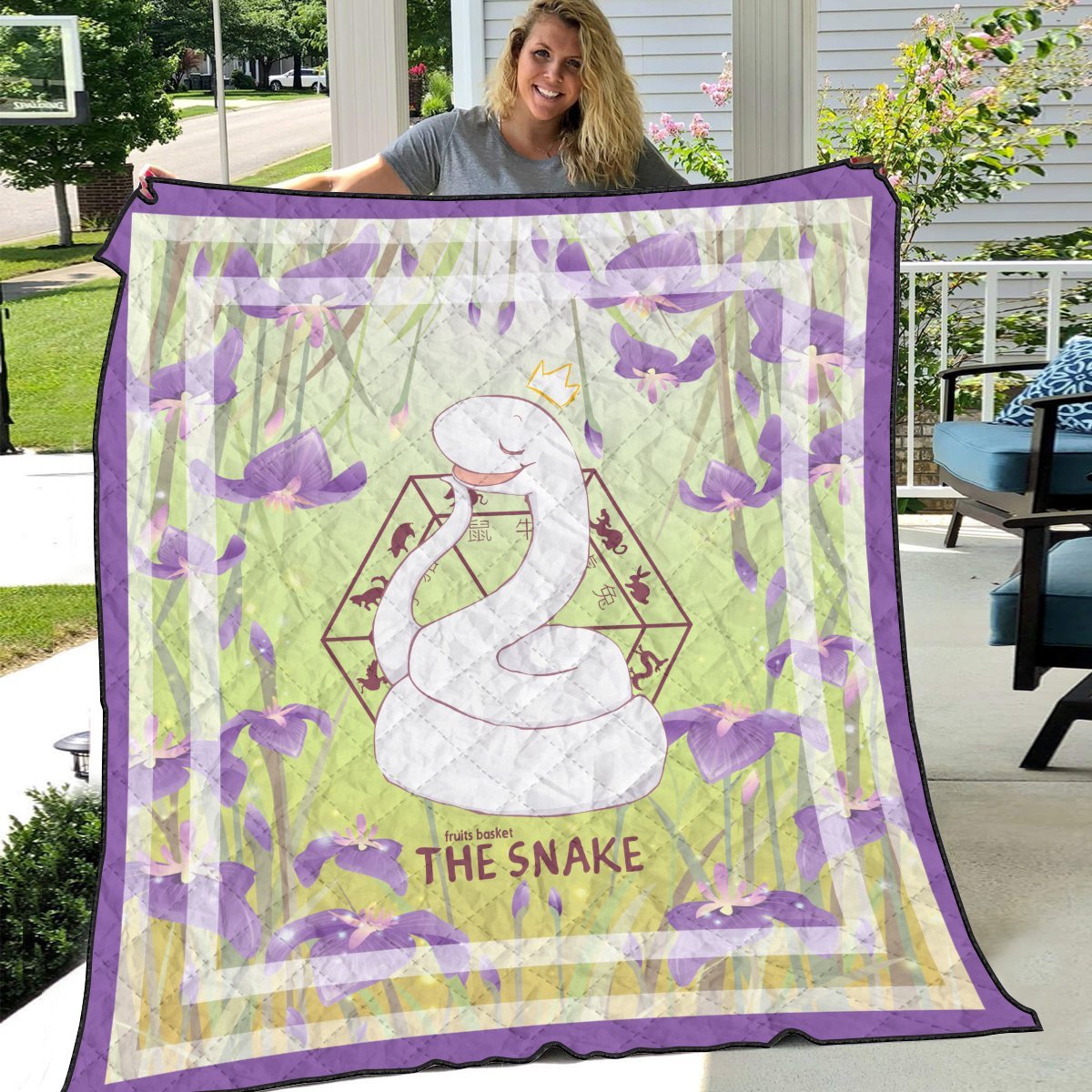ayame-the-snake-quilt-blanket-990268 ayame the snake quilt blanket 990268 - Gear Anime