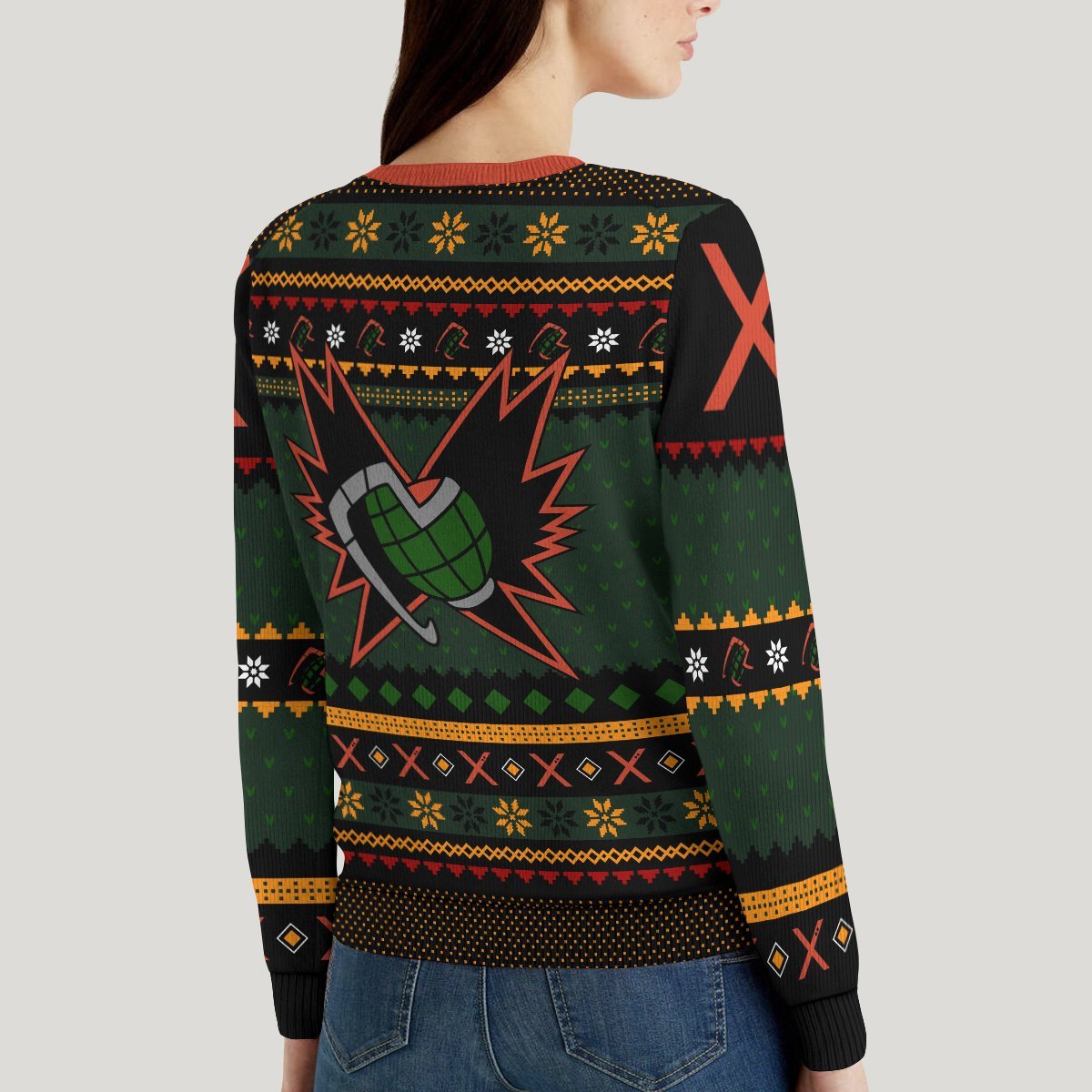 bakugo-fire-xmas-unisex-wool-sweater-868062 bakugo fire xmas unisex wool sweater 868062 - Gear Anime