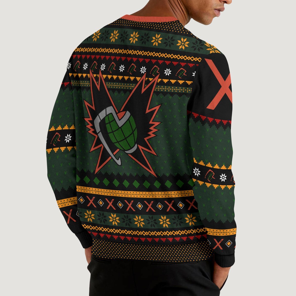 bakugo-fire-xmas-unisex-wool-sweater-942163 bakugo fire xmas unisex wool sweater 942163 - Gear Anime