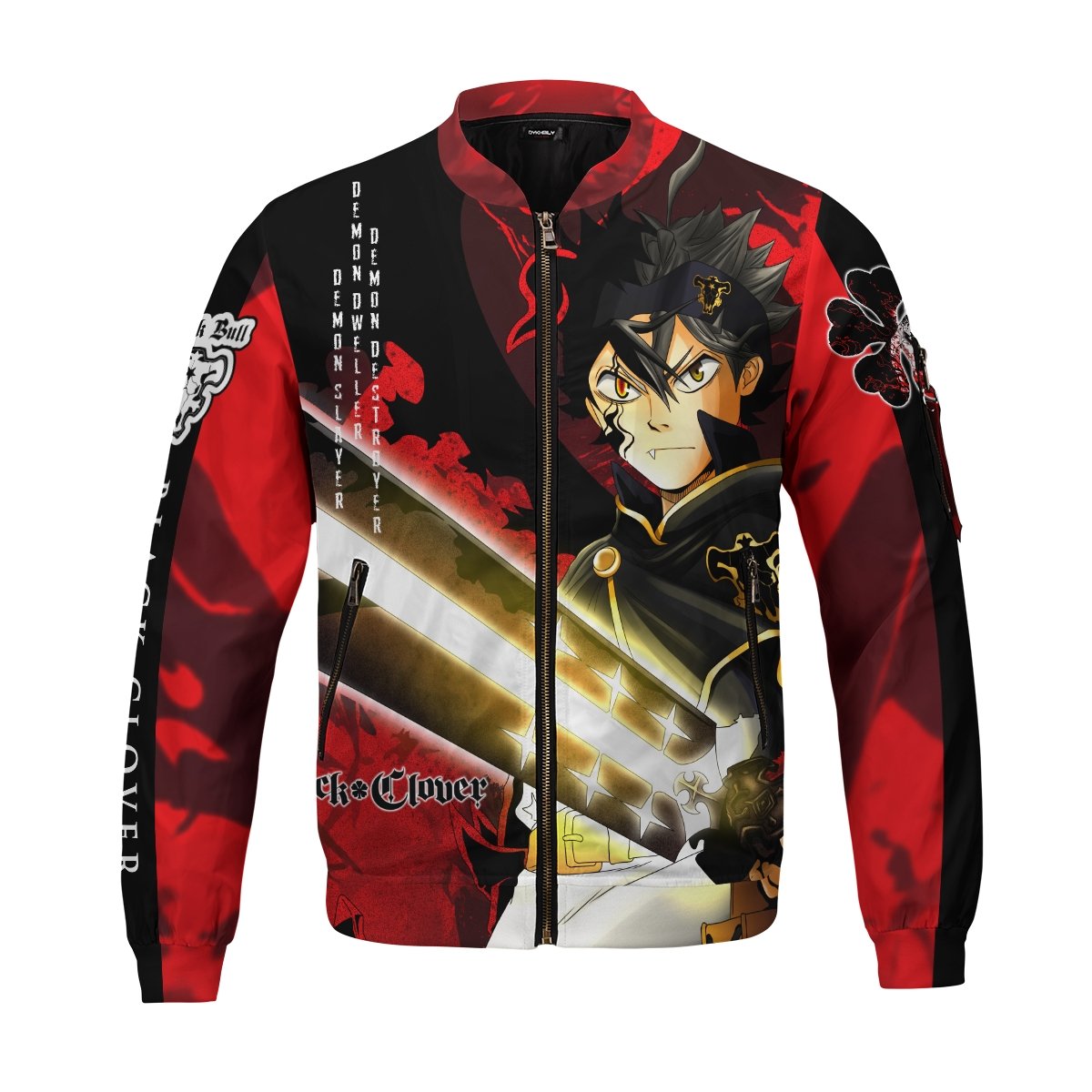 black-asta-bomber-jacket-168947 black asta bomber jacket 168947 - Gear Anime