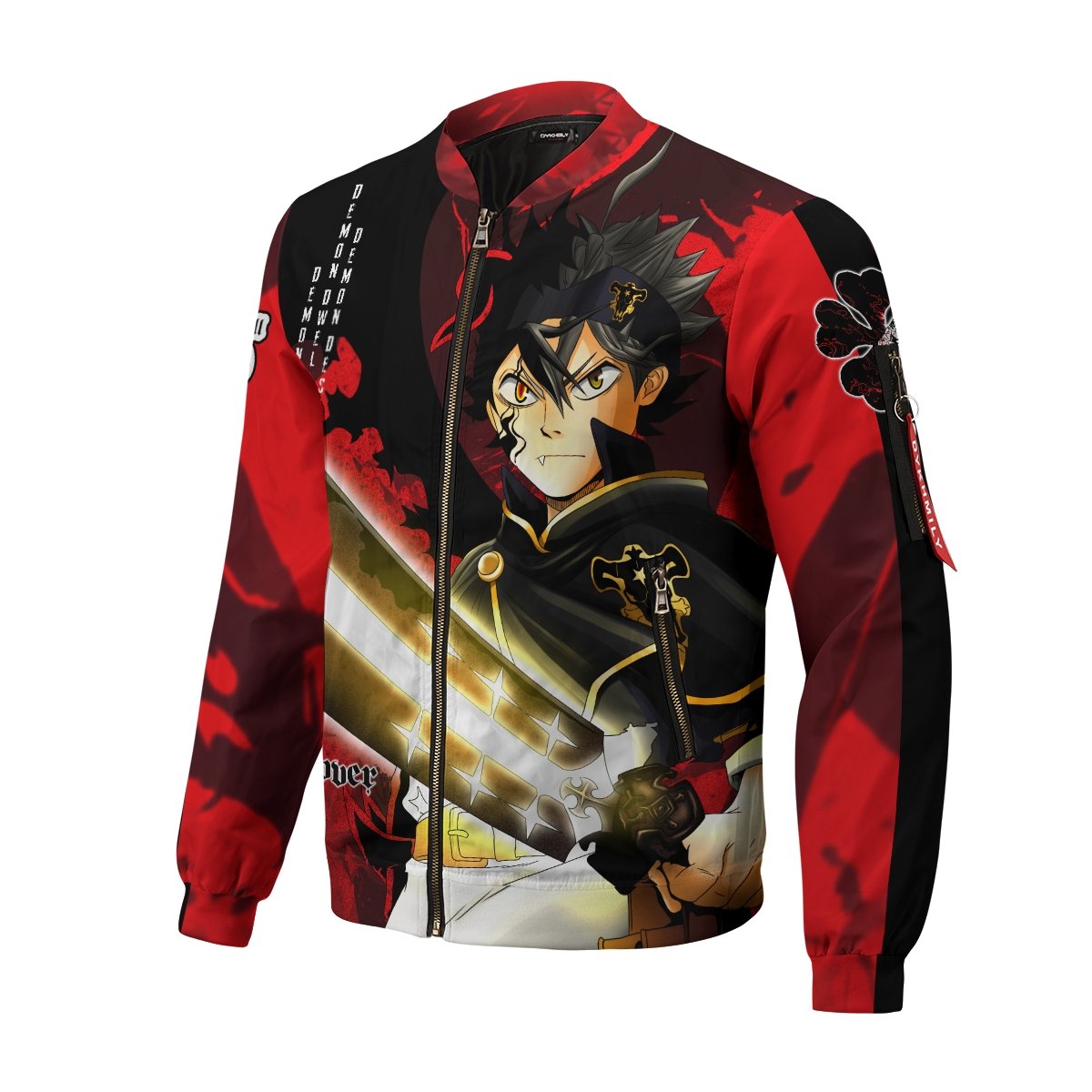 black-asta-bomber-jacket-915724 black asta bomber jacket 915724 - Gear Anime