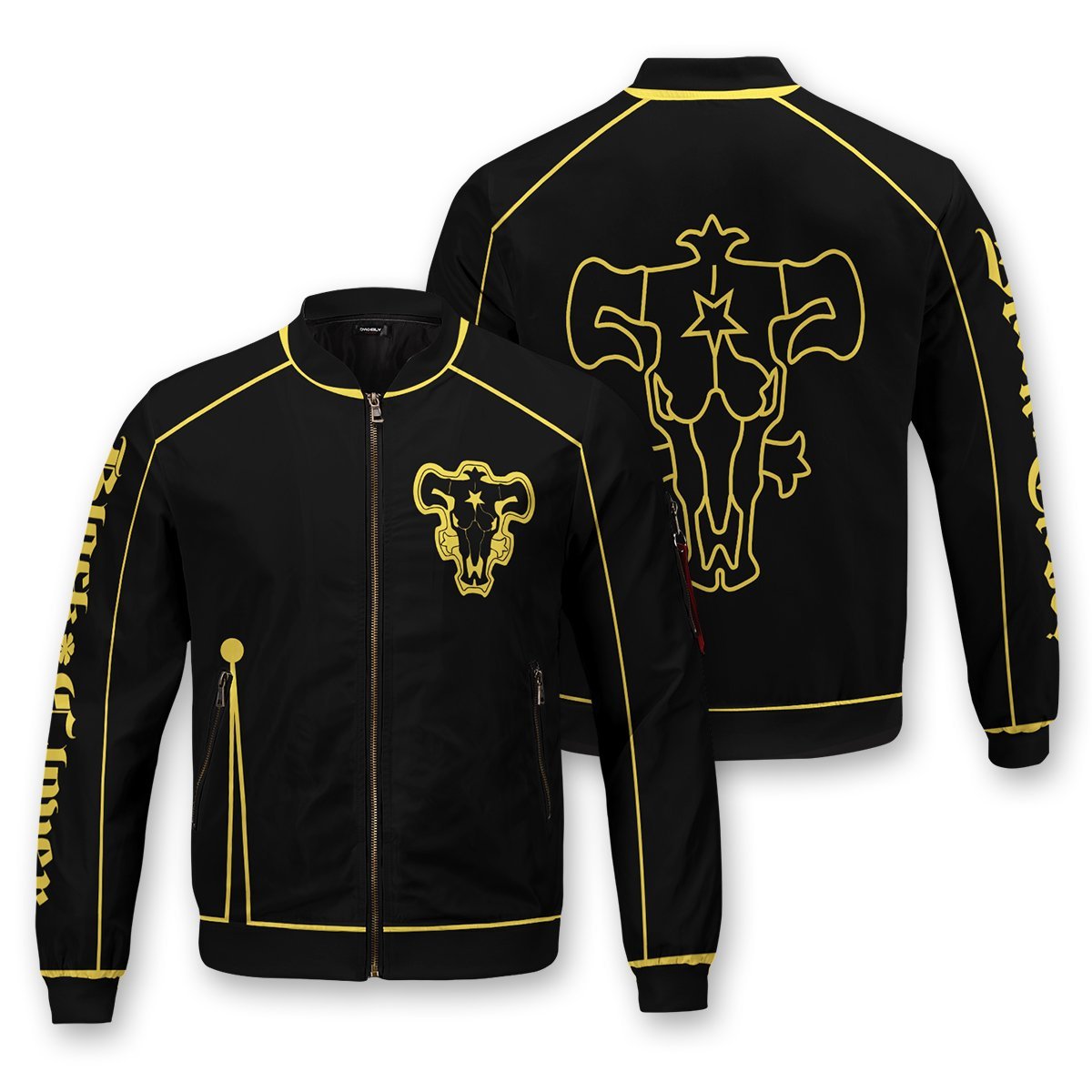 Black Clover Jackets - Bull Squad Bomber Jacket FH0709 4 - Gear Anime bull squad bomber jacket 863140 - Gear Anime