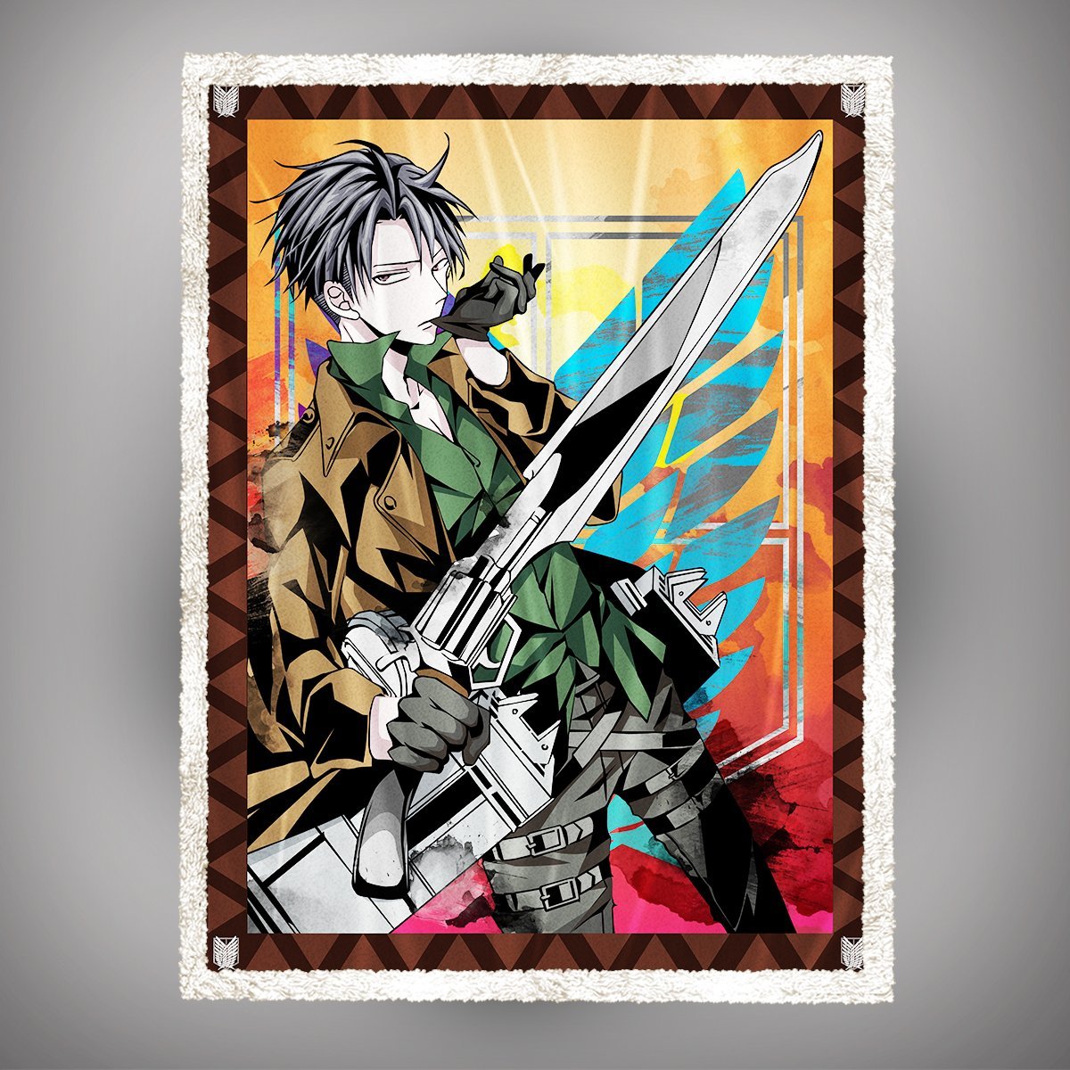 capt-levi-throw-blanket-882253 capt levi throw blanket 882253 - Gear Anime