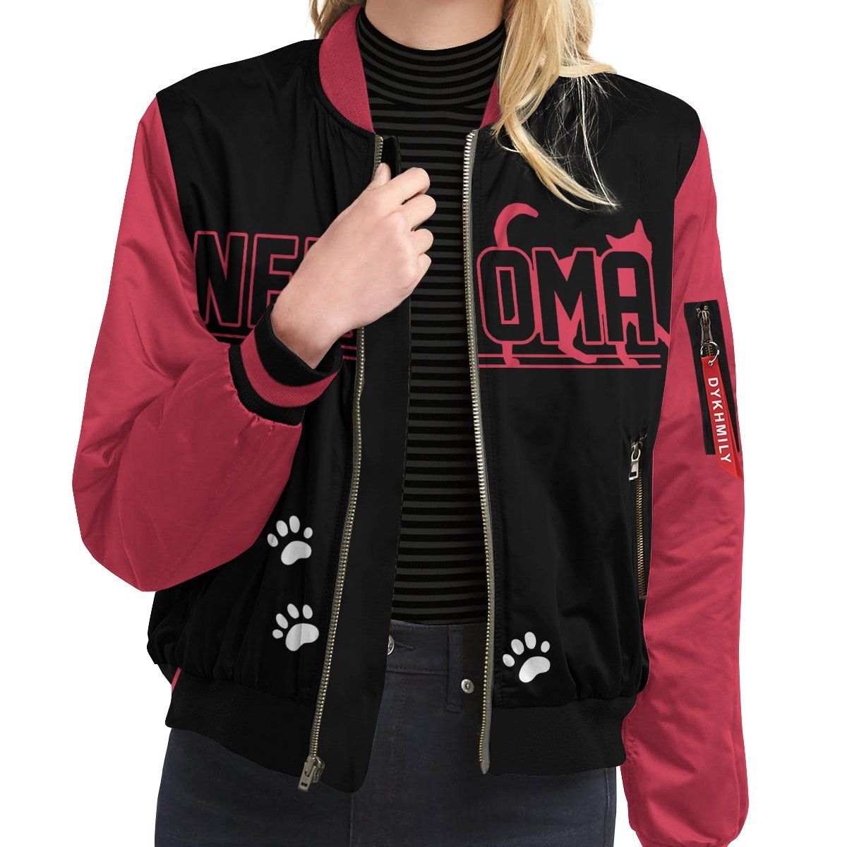 cat-paws-bomber-jacket-569787 cat paws bomber jacket 569787 - Gear Anime