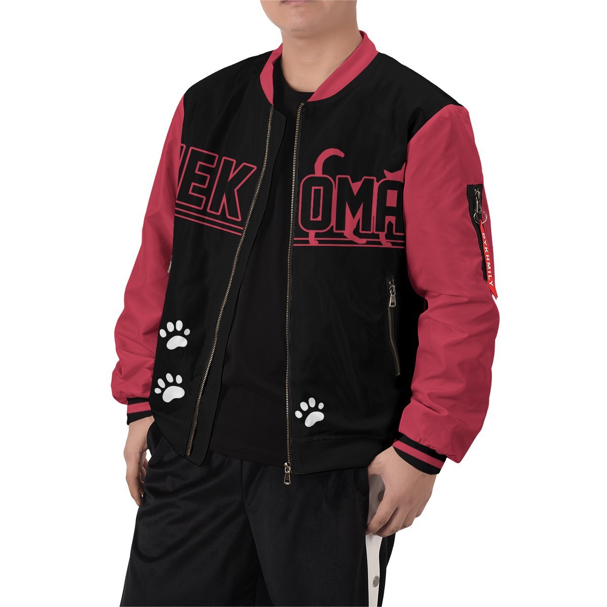 cat-paws-bomber-jacket-617934 cat paws bomber jacket 617934 - Gear Anime