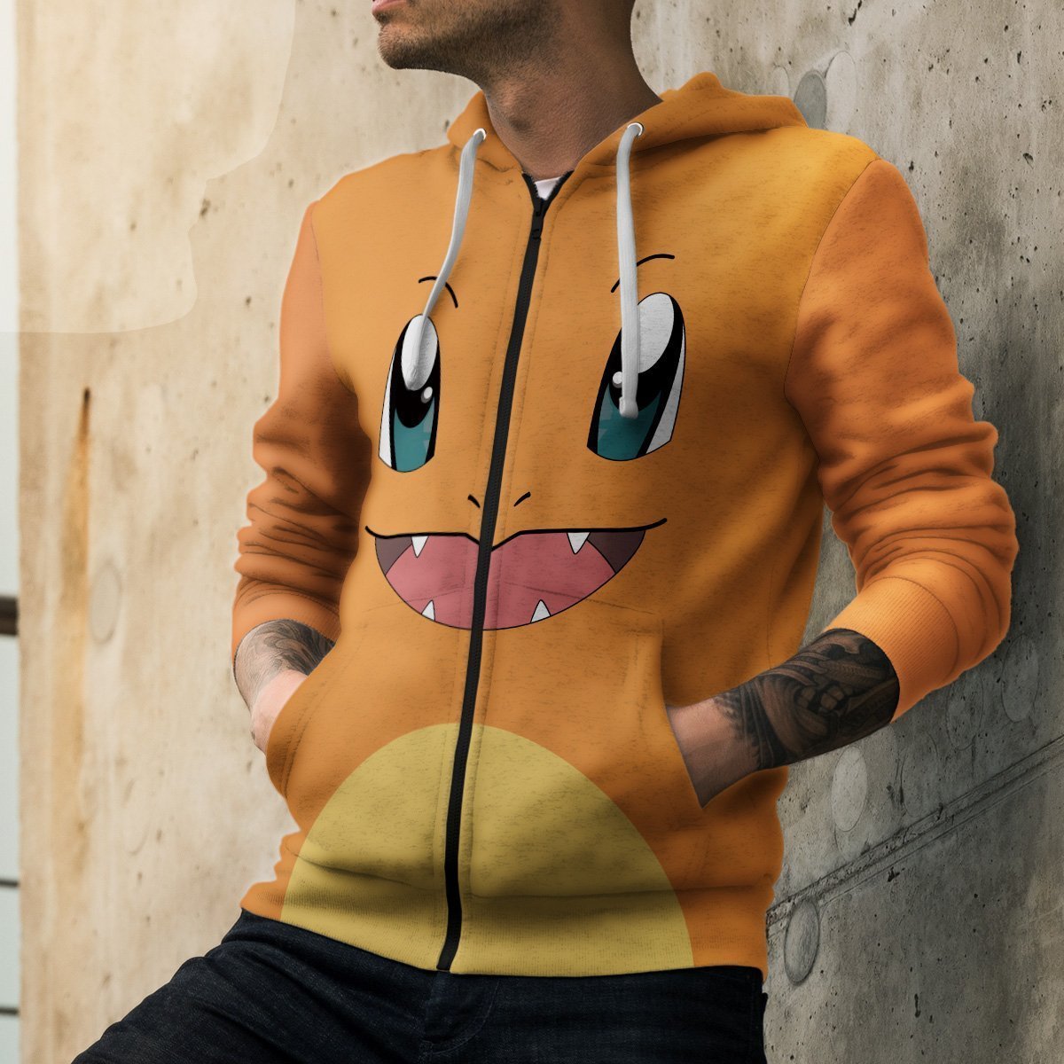 charmander-unisex-zipped-hoodie-923534 charmander unisex zipped hoodie 923534 - Gear Anime