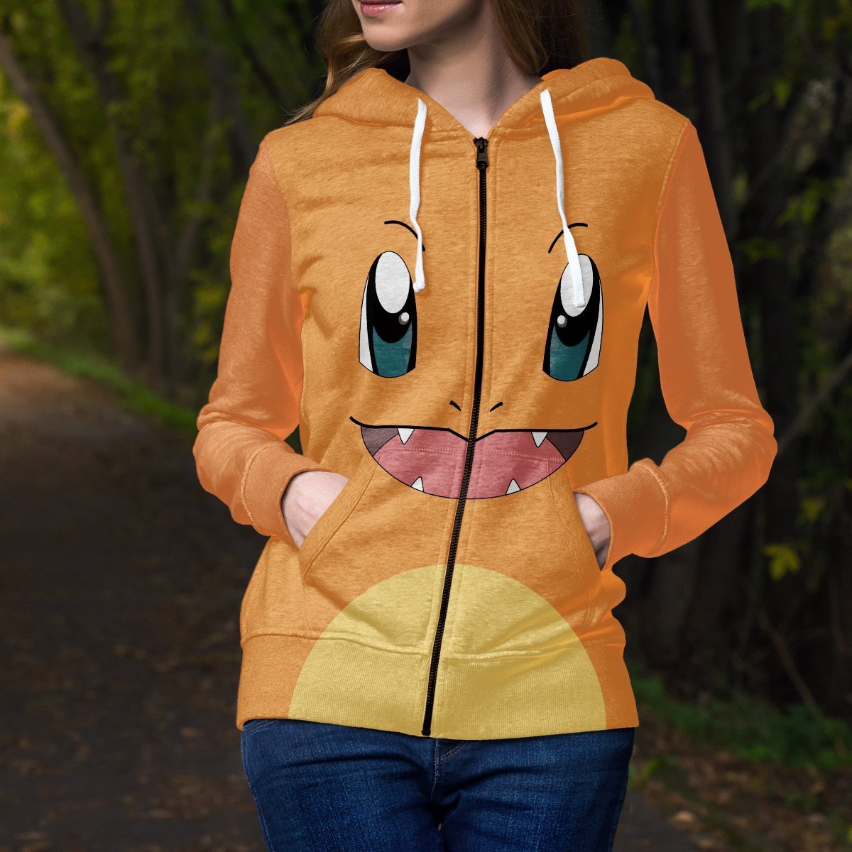 charmander-unisex-zipped-hoodie-944620 charmander unisex zipped hoodie 944620 - Gear Anime