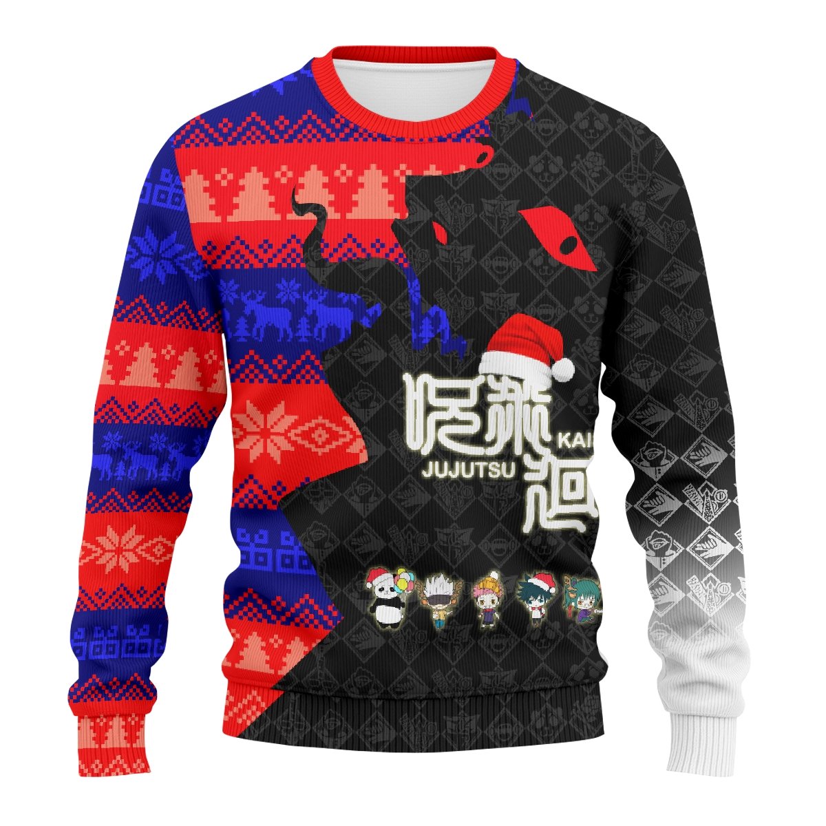 chibi-sorcerer-xmas-unisex-wool-sweater-376930 chibi sorcerer xmas unisex wool sweater 376930 - Gear Anime