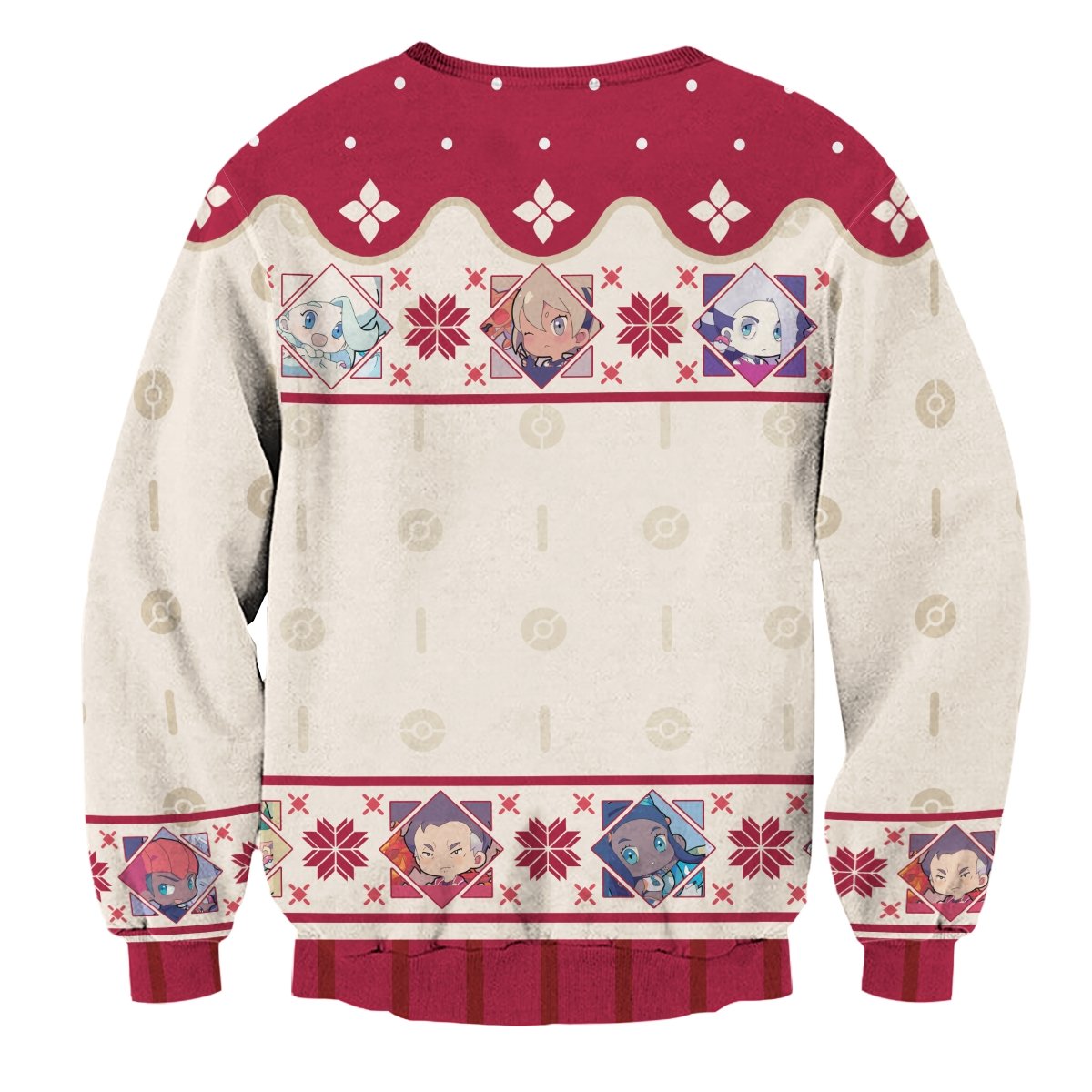 chibi-ss-gym-leaders-unisex-wool-sweater-359474 chibi ss gym leaders unisex wool sweater 359474 - Gear Anime