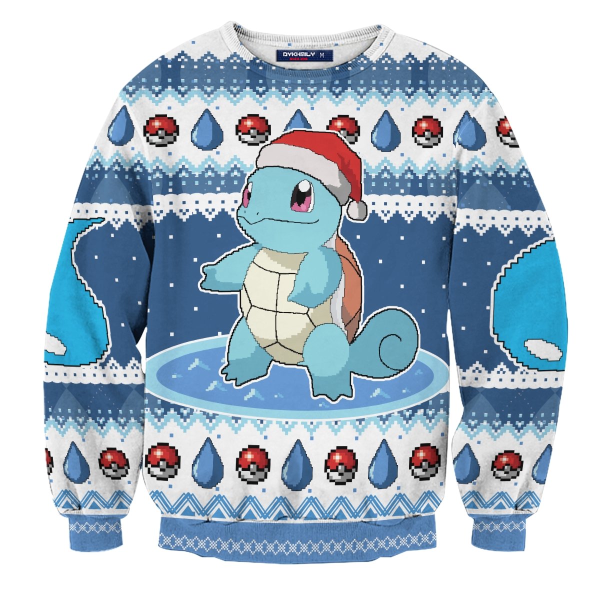 christmas-squirtle-unisex-wool-sweater-480497 christmas squirtle unisex wool sweater 480497 - Gear Anime
