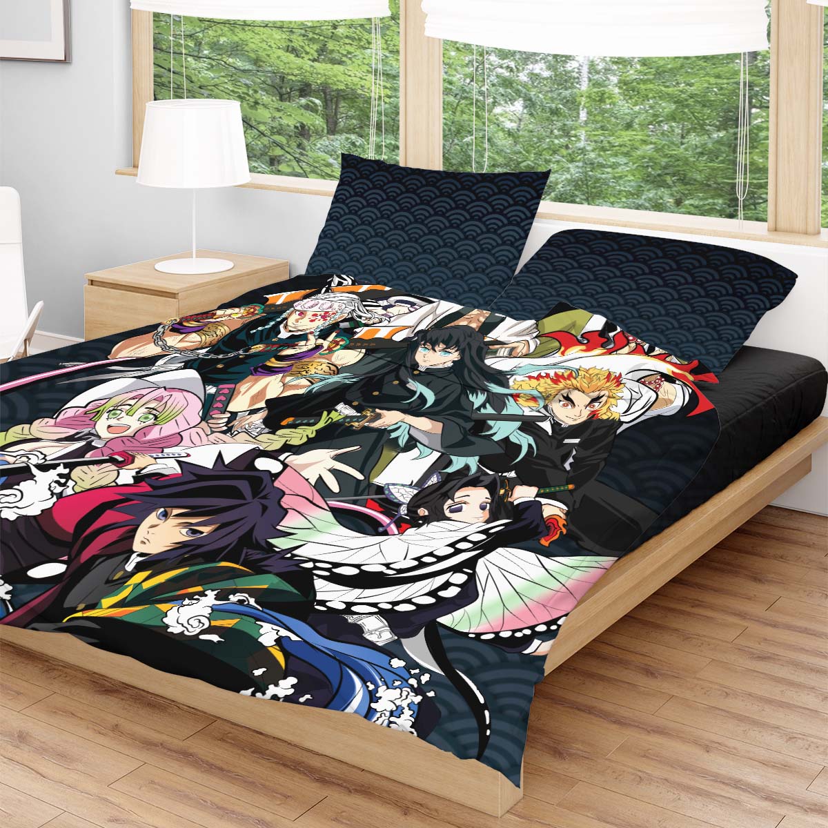 cozy-hashira-bedding-set-684456 cozy hashira bedding set 684456 - Gear Anime