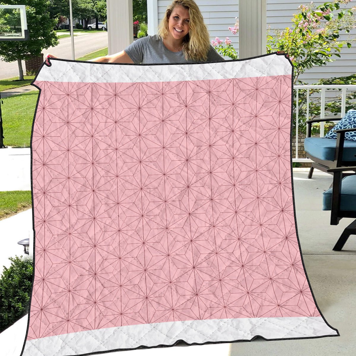 cozy-nezuko-quilt-blanket-772366 cozy nezuko quilt blanket 772366 - Gear Anime