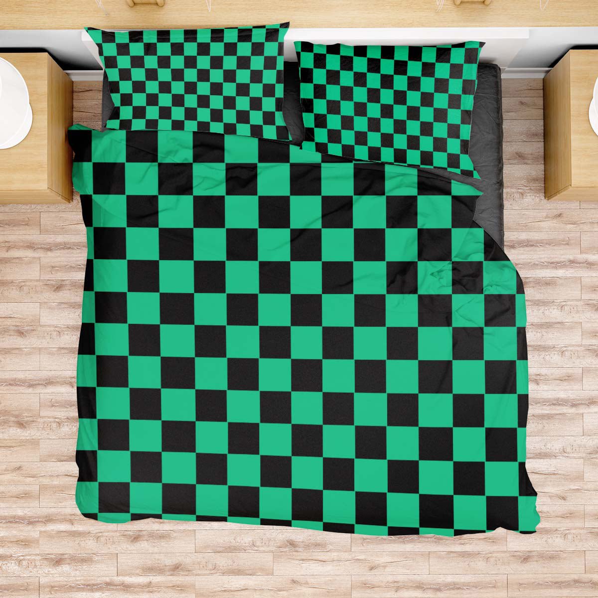 cozy-tanjiro-bedding-set-808684 cozy tanjiro bedding set 808684 - Gear Anime