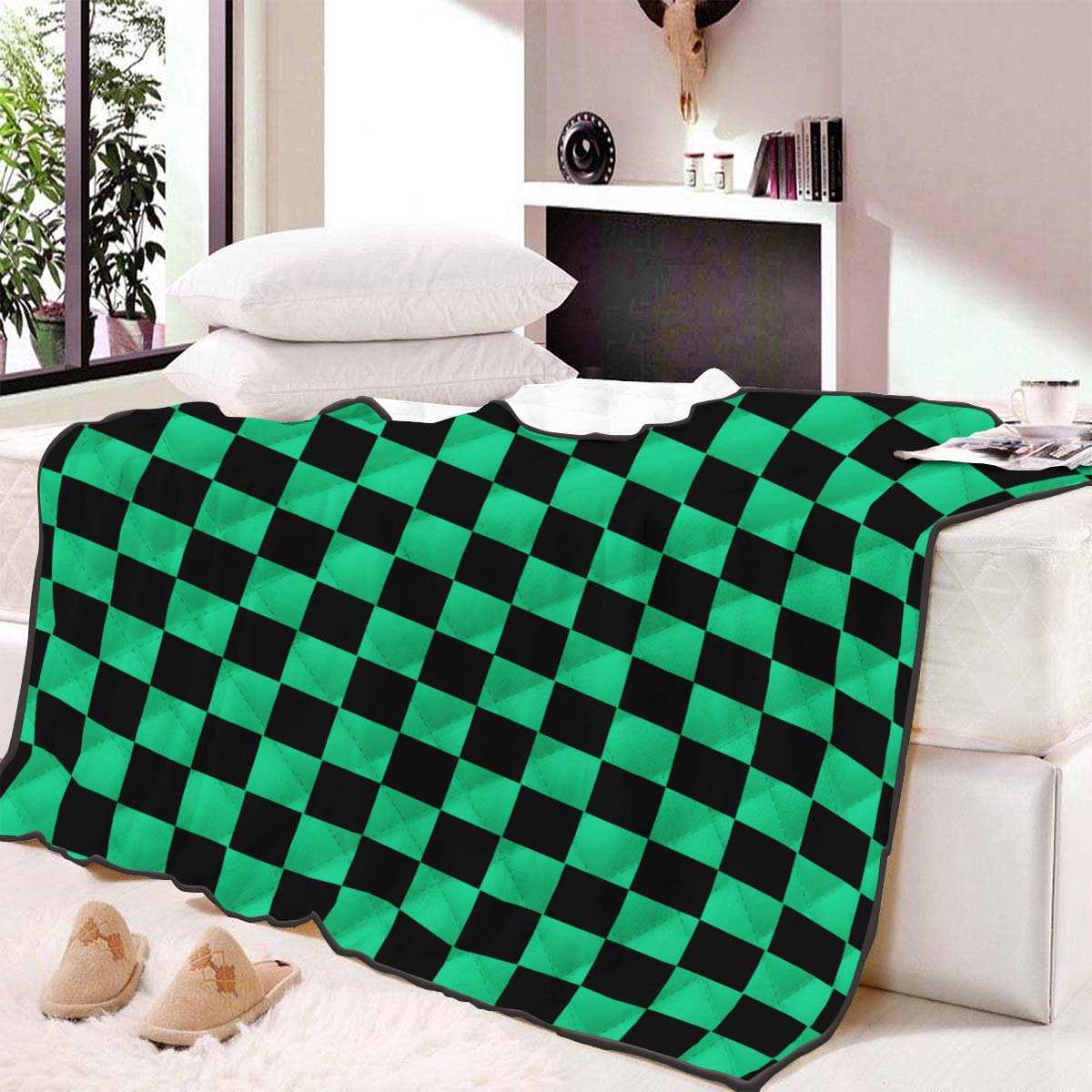 cozy-tanjiro-quilt-blanket-609039 cozy tanjiro quilt blanket 609039 - Gear Anime