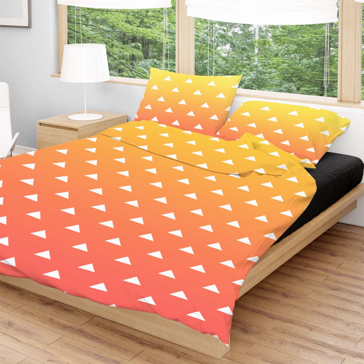 cozy-zenitsu-bedding-set-230127 cozy zenitsu bedding set 230127 - Gear Anime